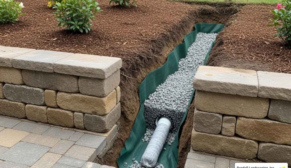 repairing wall drainage