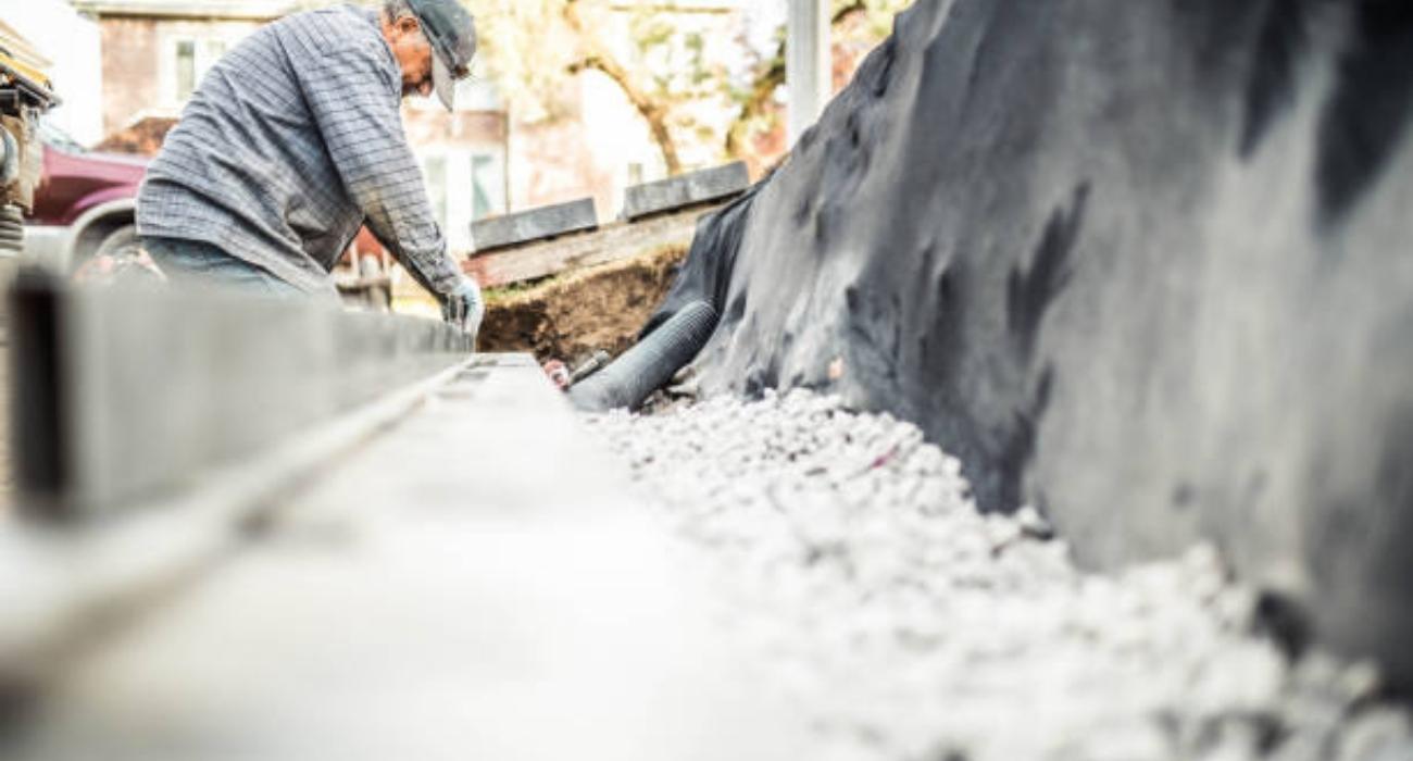 retaining wall drainage