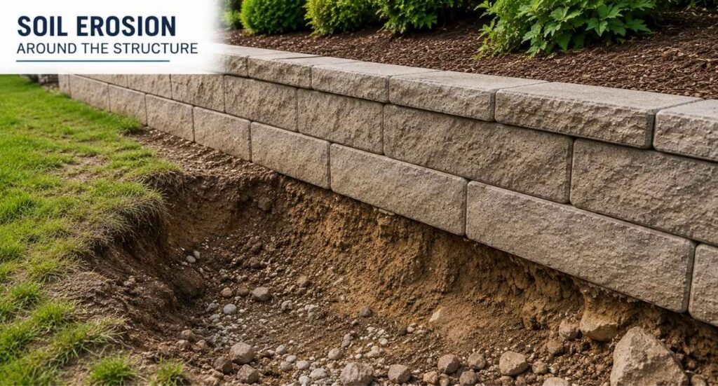 Soil Erosion Around the Structure